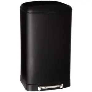 Comparateur de prix : FIVE Poubelle à pédale Ariane en métal - 30 L - Noir