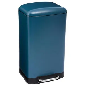 Comparateur de prix : 5 five simply smart Poubelle à pédale Ariane en métal - 30 L - Bleu foncé