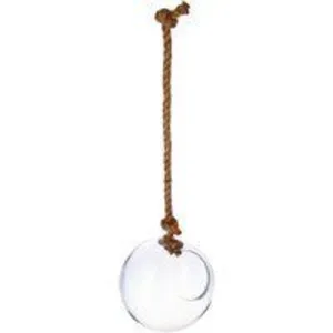Comparateur de prix : Atmosphera Créateur D'intérieur - Vase boule verre et corde D19cm