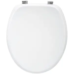 Comparateur de prix : Abattant wc blanc en bois - 5 Five