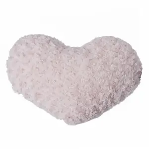 Comparateur de prix : Paris Prix Atmosphera Créateur d'intérieur - Coussin Coeur Bouclée 36cm Rose