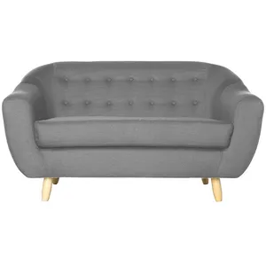 Atmosphera Créateur D'intérieur - Canapé 2 places Rétro - Gris