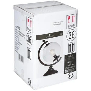 Atmosphera Créateur D'intérieur - Lampe globe Gino gris H44cm pas cher