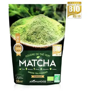 Comparateur de prix : Aromandise - Thé bio Japonais - Poudre de thé vert Matcha 50 G - Aromandise