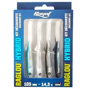 Comparateur de prix : Ragot Leurre Souple Pour Anguille Raglou® Hybrid Discovery Kit 140 Mm