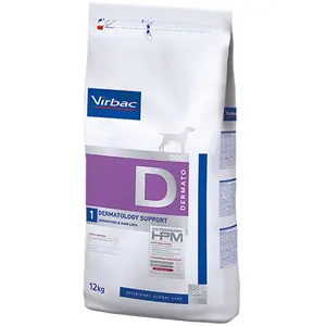 12kg Dermatology Support Virbac Veterinary HPM - Croquettes pour Chien pas cher