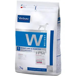 Virbac Croquettes Weight Loss & Diabetes Chien Sac 7 Kg - Veterinary Hpm pas cher