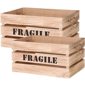 Comparateur de prix : The Home Deco Factory - Lot De 2 Cagettes Gigognes Naturel Home Deco Factory