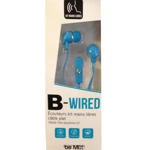 Ecouteur Universel Cable Plat Kit Main Livre Mp3 Mp4 Tel pas cher