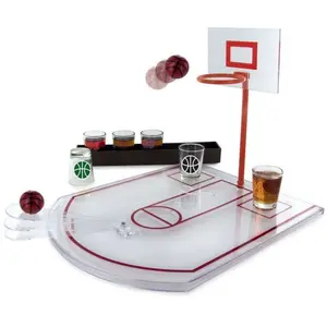 MISTER GADGET CMP Jeu D Alcool Basket Ball 6 Verres Panier Drinking Game Ambiance pas cher