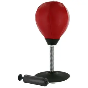 Punching ball de table Mister Gadget avec ventouse et pompe M8 pas cher