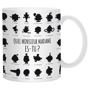 CMP IBERICA Monsieur Madame - Mug magique Monsieur Madame pas cher
