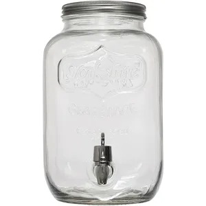 Comparateur de prix : THE HOME DECO FACTOR Fontaine à boisson en verre Yorkshire 4 litres