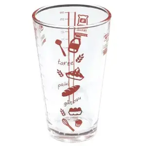 LILY COOK KP5269 Verre doseur Verre Rouge/Bleu/Noir 8,80 x 8,80 x 14,70 cmVendu parboulanger