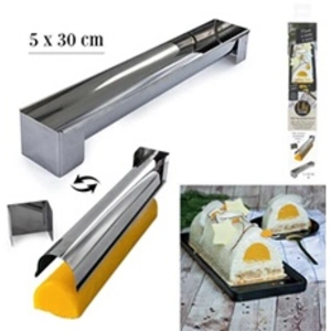 MULTIMARQUES LILY COOK - KP5365 - Moule Insert Acier Inoxydable Patisserie Maison - 30,40 x 5,30 x 5 cm pas cher