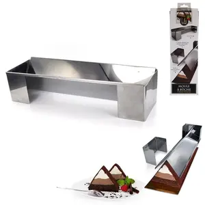 Lily Cook - Moule à buche triangulaire 31 x 10 cm pas cher