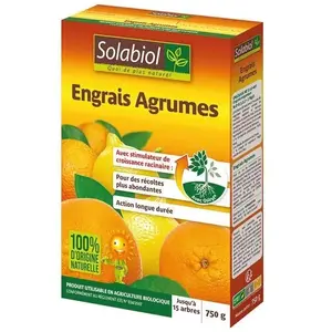 Comparateur de prix : SOLABIOL Engrais agrumes - 750 g