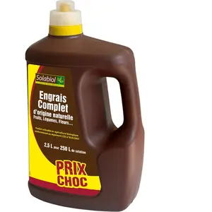 Comparateur de prix : SOLABIOL SOLICOMP25 Engrais Liquide Complet 2, 5L, Facile à doser