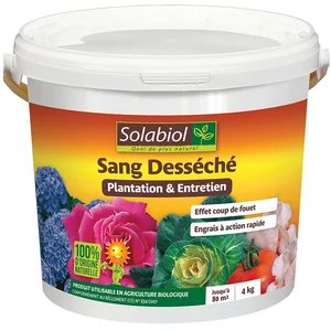 Comparateur de prix : SBM - solabiol SOSANG4 Sang Déséché 4kg Engrais Stimule La Croissance
