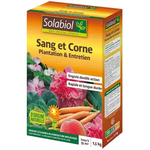 Solabiol - Sang et Corne - 1.5 kg pas cher