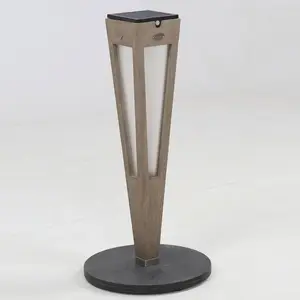 Les Jardins Torche solaire LED Tecka avec capteur 52cm DuratekVendu parluminaire