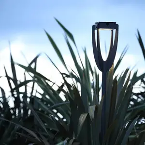 Les Jardins Lampe solaire LED Tulip avec piquet, anthraciteVendu parluminaire