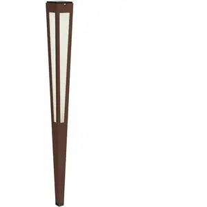 Les Jardins Torche solaire LED Tinka capteur, 120 cm, cortenVendu parluminaire