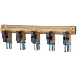 Collecteur avec vannes PER - GRK - M/F - 3/4' - Ø 16 mm - 5 sortiesVendu paramazon