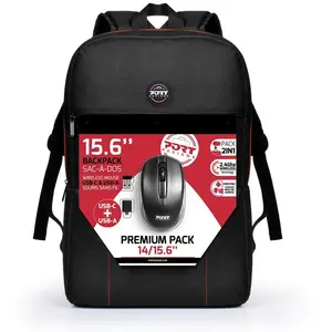 Sac a dos avec souris sans fil usb a et usb c Port Designs 501901 pas cher
