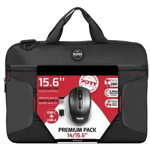 Comparateur de prix : Port Designs Sacoche Pour Ordinateur Portable Premium Pack 15.6´´