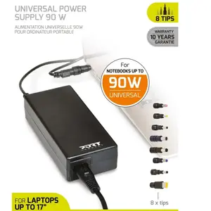 Alimentation Universelle Pour Ordinateur -90w- Port ConnectVendu parpixmania