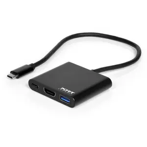 Comparateur de prix : Port Designs 900140 station d'accueil Avec fil USB 3.2 Gen 1 (3.1 Gen 1) Type-C