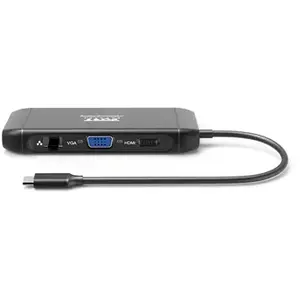 Comparateur de prix : Port Connect Station d'accueil 4k USB-c 100w pour 7 périphériques Noire