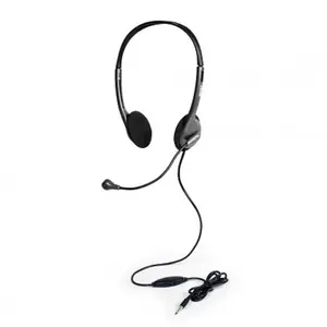 Comparateur de prix : PORT Connect Casque audio stéréo avec micro prise jack 3.5mm noir