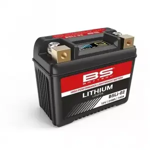 Comparateur de prix : Batterie moto BS Battery Lithium BSLI-02 Noir 140 A / 24 Wh BS-360102
