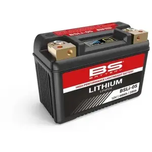 Comparateur de prix : Batterie moto BS Battery Lithium BSLI-05 Noir 280 A / 48 Wh BS-360105