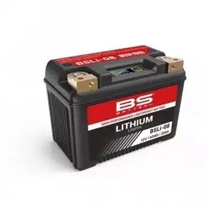 Comparateur de prix : Batterie moto BS Battery Lithium BSLI-08 Noir 300 A / 60 Wh BS-360108