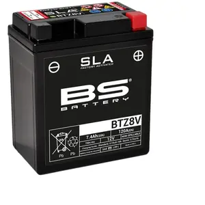 Comparateur de prix : BS BATTERY Batterie fermée sans entretien, moto & scooter, BTZ8V SLA
