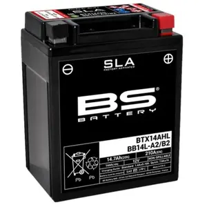 Comparateur de prix : BS BATTERY SLA Batterie sans entretien activée en usine - BTX14AHL / BB14L-A2/B2
