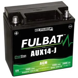 Fulbat - batterie auxilliaire Fulbat AUX14J 12V 14Ah 200A plus à gauche pas cher