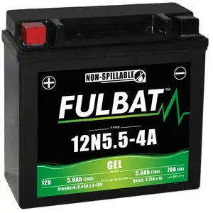 Comparateur de prix : Batterie Fulbat 12N5.5-4A Gel Noir TU 550981