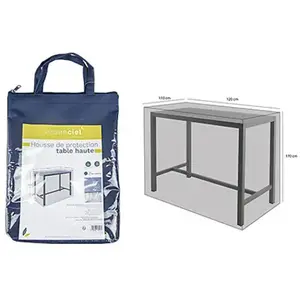 Housse Protection Table Rectangulaire 185 X 125x H 80 Cm pas cher