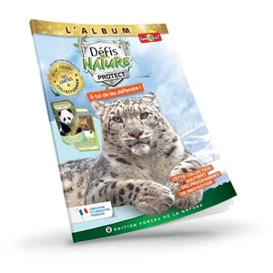 Comparateur de prix : Bioviva Album de rangement cartes Défis Nature - Panthère des Neiges