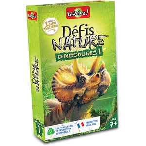 Comparateur de prix : Jeu de cartes Bioviva Défis Nature Dinosaures 1 version 2022
