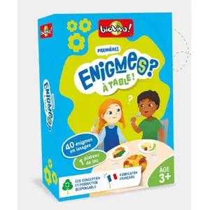 Jeu de cartes Bioviva Mes Premières Enigmes à Table pas cher
