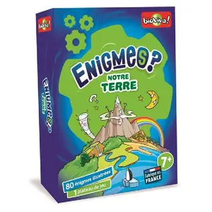 Jeu de cartes BIOVIVA Enigmes Notre Terre - Pour enfants à partir de 7 ans pas cher