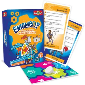 Jeu de société Bioviva Les Enigmes Chevaliers et châteaux forts pas cher