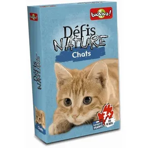 Jeu pour découvrir la nature Bioviva Défis Nature Chats pas cher
