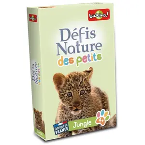 Jeu de société éducatif Bioviva Défis Nature des Petits Jungle pas cher