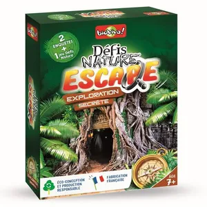 Jeu de cartes Bioviva Défis Nature Escape Exploration Secrète pas cher